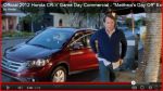 2012 Honda CR-V Game Day Ad